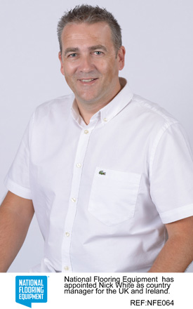 Following a growing interest in its surface preparation products in the UK, National Flooring Equipment has appointed Nick White as country manager for the UK and Ireland.